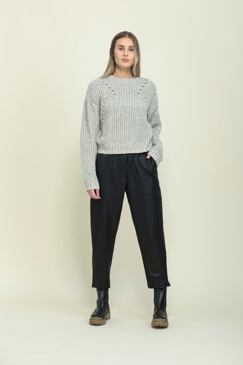 Mia-Pointelle Pullover